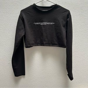 Alphalete Long Sleeve Crop Top